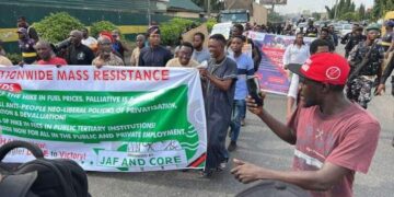 BREAKING: Protests hit Lagos over high cost of living