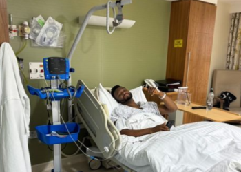 PHOTO: Ex-super eagle captain, Mikel Obi undergoes surgery at a hospital in the UK