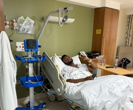 PHOTO: Ex-super eagle captain, Mikel Obi undergoes surgery at a hospital in the UK