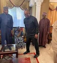 Obi visits ex-Senate President Saraki over mother’s death