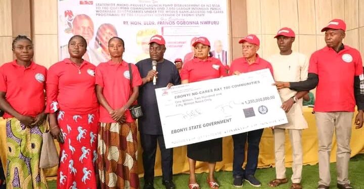Gov Nwifuru empowers 100 Ebonyi communities, 2,040 individuals for rural devt