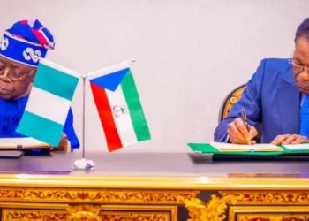 BREAKING: Tinubu, President Mbasogo of Equatorial Guinea signs gas pipeline agreement