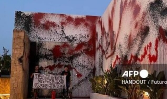 Messi’s mansion vandalised by climate activists