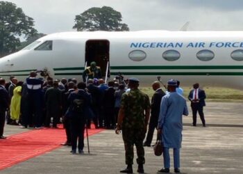 JUST IN: Tinubu arrives Malabo for three days official visit