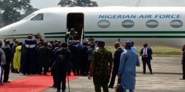 JUST IN: Tinubu arrives Malabo for three days official visit