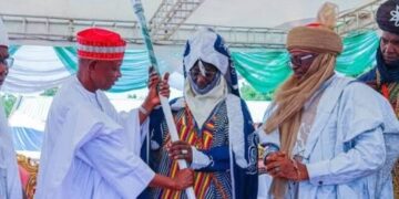 Kano governor presents staff of office to new Emir of Rano
