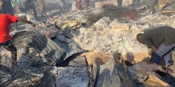 Fire destroys goods worth millions of naira at popular Masaka market in Nasarawa
