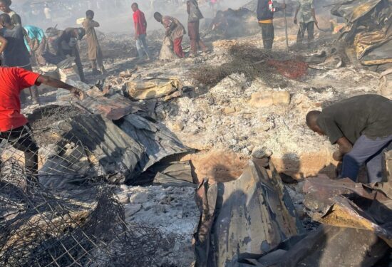Fire destroys goods worth millions of naira at popular Masaka market in Nasarawa