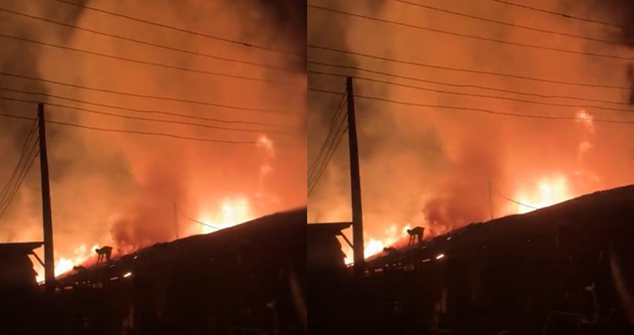 Fire razes Ladipo market, destroys multi-million-naira goods