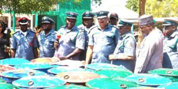 Customs intercepts 245,370 litres of petrol worth N238.1 million