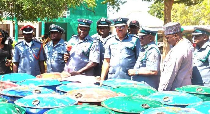 Customs intercepts 245,370 litres of petrol worth N238.1 million