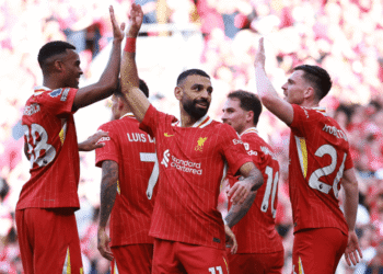 Liverpool seals English premier league tittle after 5-1 win over Tottenham Hotspur