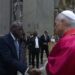 Tinubu exchange pleasantries with Pope Leo XIV at Vatican mass