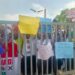 Protesting FCTA workers  shut secretariat over teachers, health workers strike, others