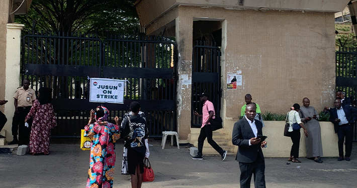 Striking judicial workers disrupt court activities