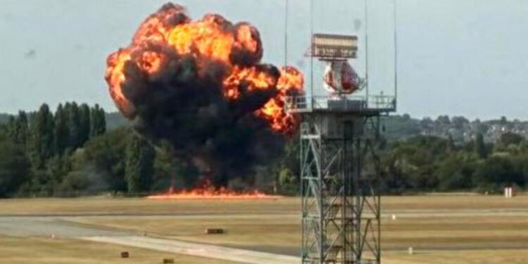 Police confirms crash of Netherland bound London plane