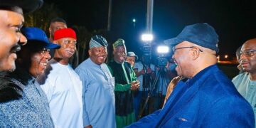 Akpabio returns to Nigeria after short vacation in London