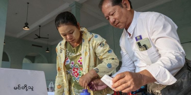 Myanmar goes to polls in an election staged by military junta