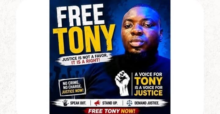 Free Tony Tony now: Kogi East must not criminalise peaceful protest | By A. O. Augustine