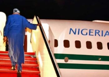 Tinubu jets out to  Europe for three-week vacation